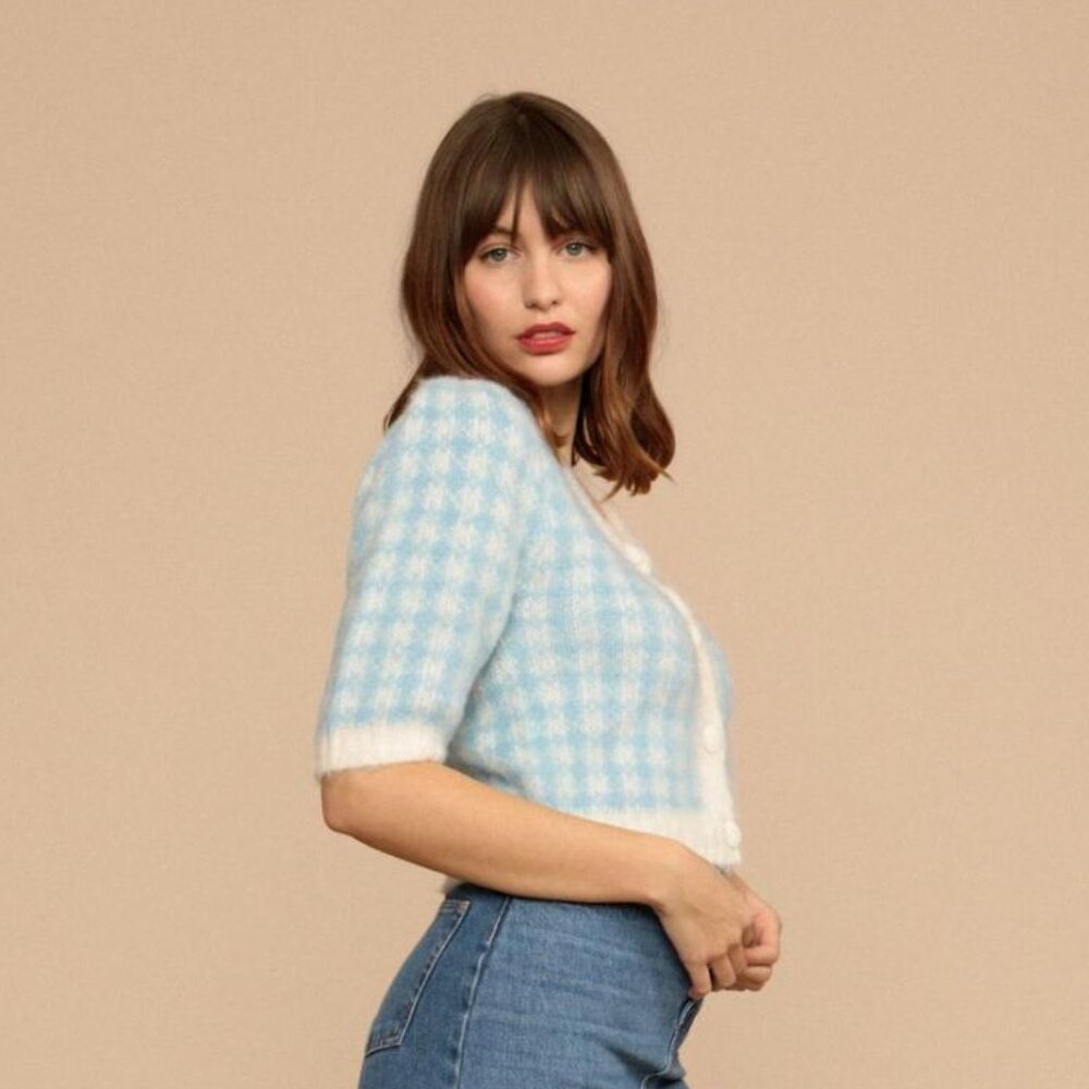 Rouje Blue Ronny Cardigan